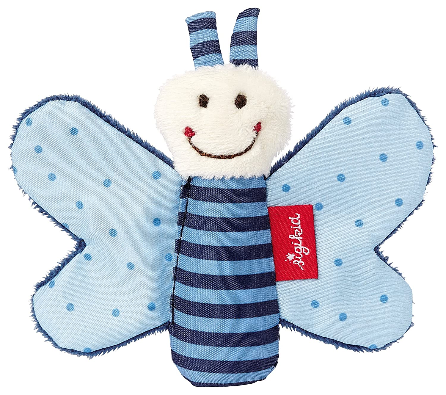Sigikid, Girls and Boys Grab Toy Butterfly blue