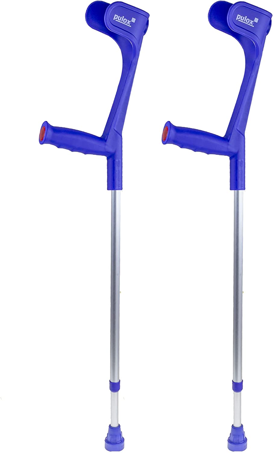 PULOX Ossenberg Classic Crutches 140 Kg Forearm Crutches With Ergonomic Soft Grip