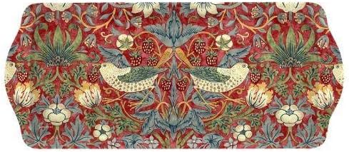 Portmeirion Morris & Co for Pimpernel Strawberry Thief Red Sandwich Tray