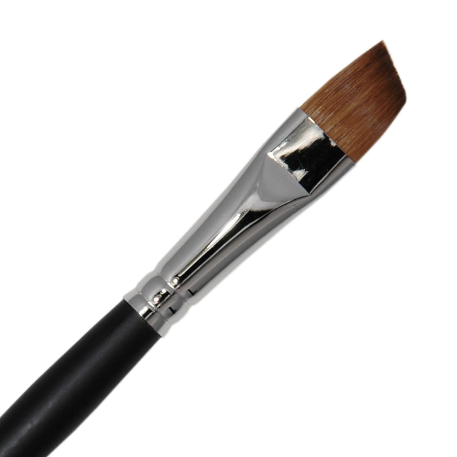 Grimas MS14 Professional Make-Up Brushes Angled 14 mm Wide High-Quality Brush Very Elastic Suitable for All Types of Makeup Ideal for Children\'s Makeup, ‎angled