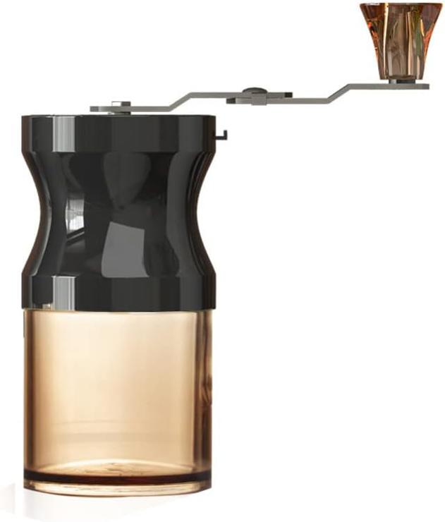 ChaoLink Manual Coffee Grinder 9 Levels Adjustable Mini Portable Washable Stainless Steel Coffee Grinder Black