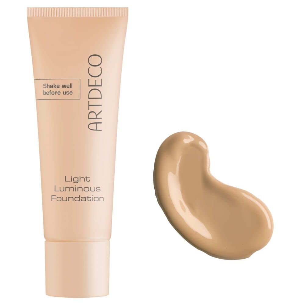 ARTDECO Light luminous foundation, lightweight liquid foundation with natural finish and blue light protection, ‎31 tan golden warm