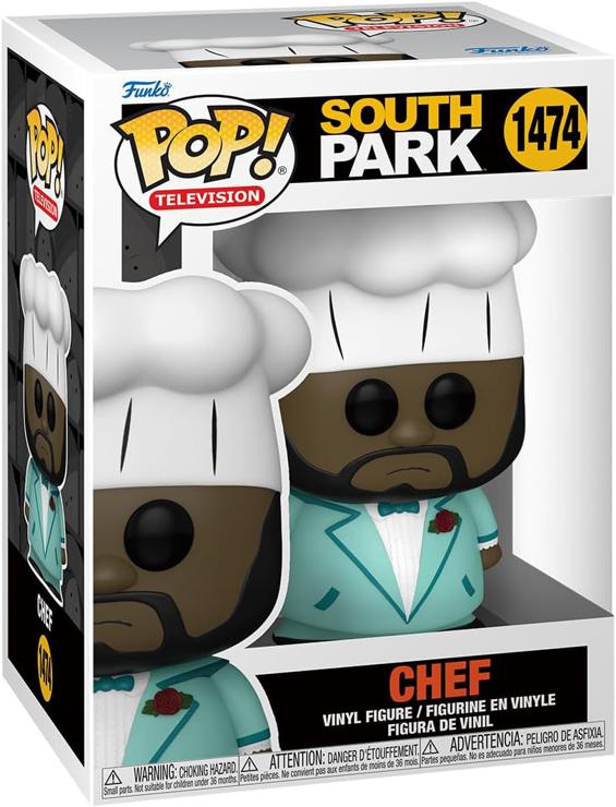 Funko POP! TV: South Park - Chef in Suit - Collectible Vinyl Figure - Official Merchandise - Toys for Children & Adults - Cartoon Fans and Display