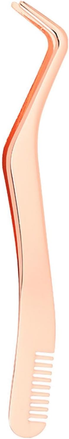 Generic Eyelash Extension Tweezers - DIY Eyelash Precise Applicator | False Lash Application Tool | Eyelash removal with comb | Comb And Cluster | Lash Applicator Tool For Women, Professional Eyelash