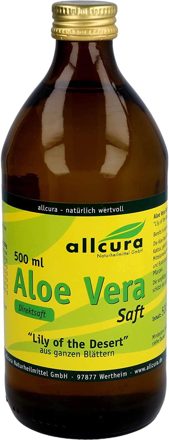 Allcura Aloe Vera Juice Whole Leaf 500 ml