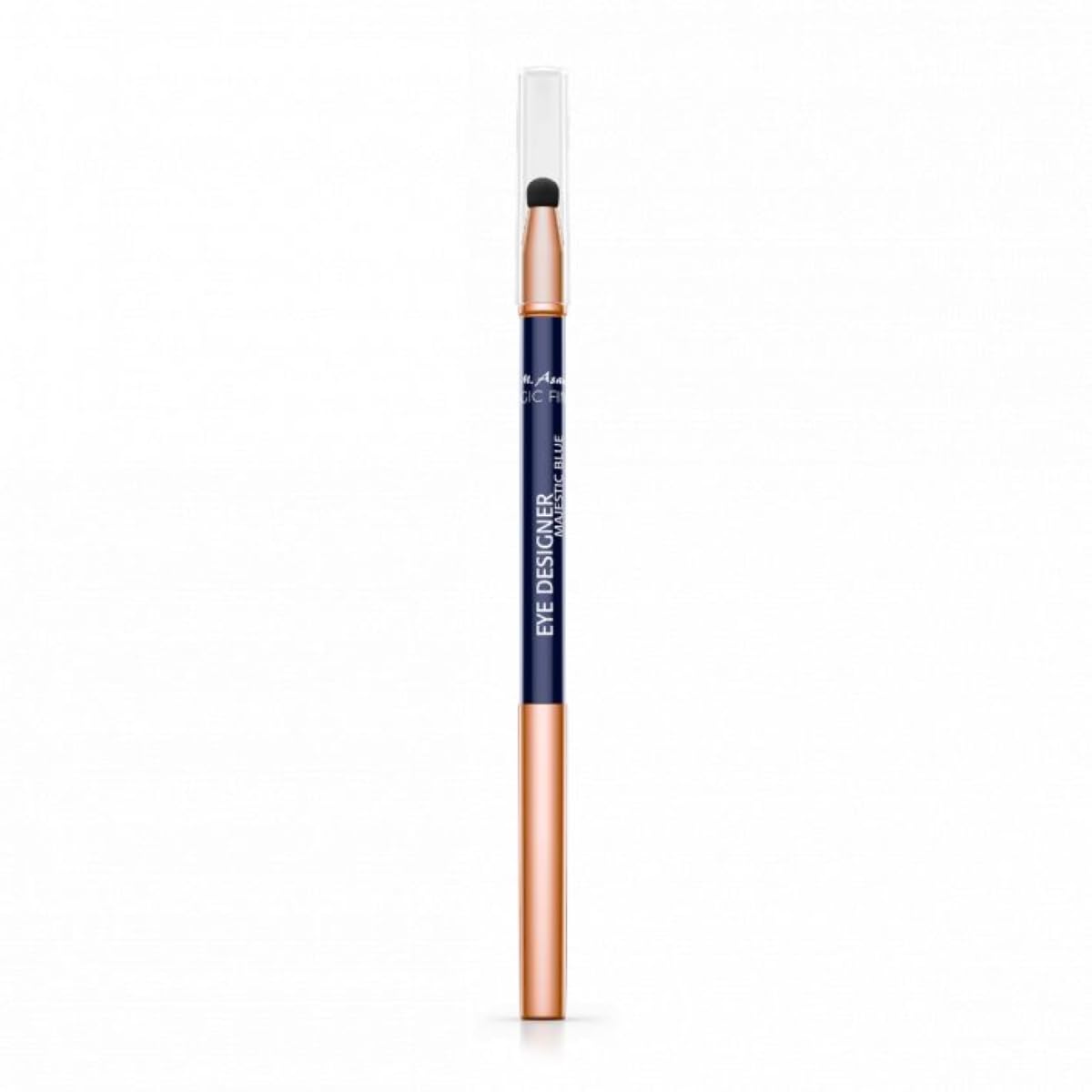 M. Asam Magic Finish Eye Designer Majestic Blue (0.28 g) - Waterproof Eyeliner for a Long-Lasting & Colour-Intensive Result with Integrated Sponge for Easy Blending Eye Makeup