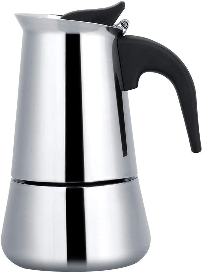 Stovetop Espresso Maker, Coffee Maker, Espresso Machine, Stainless Steel Mocha Pot, Espresso Pot, Espresso Maker, Italian Coffee Machine, Coffee Percolator (450 ml)
