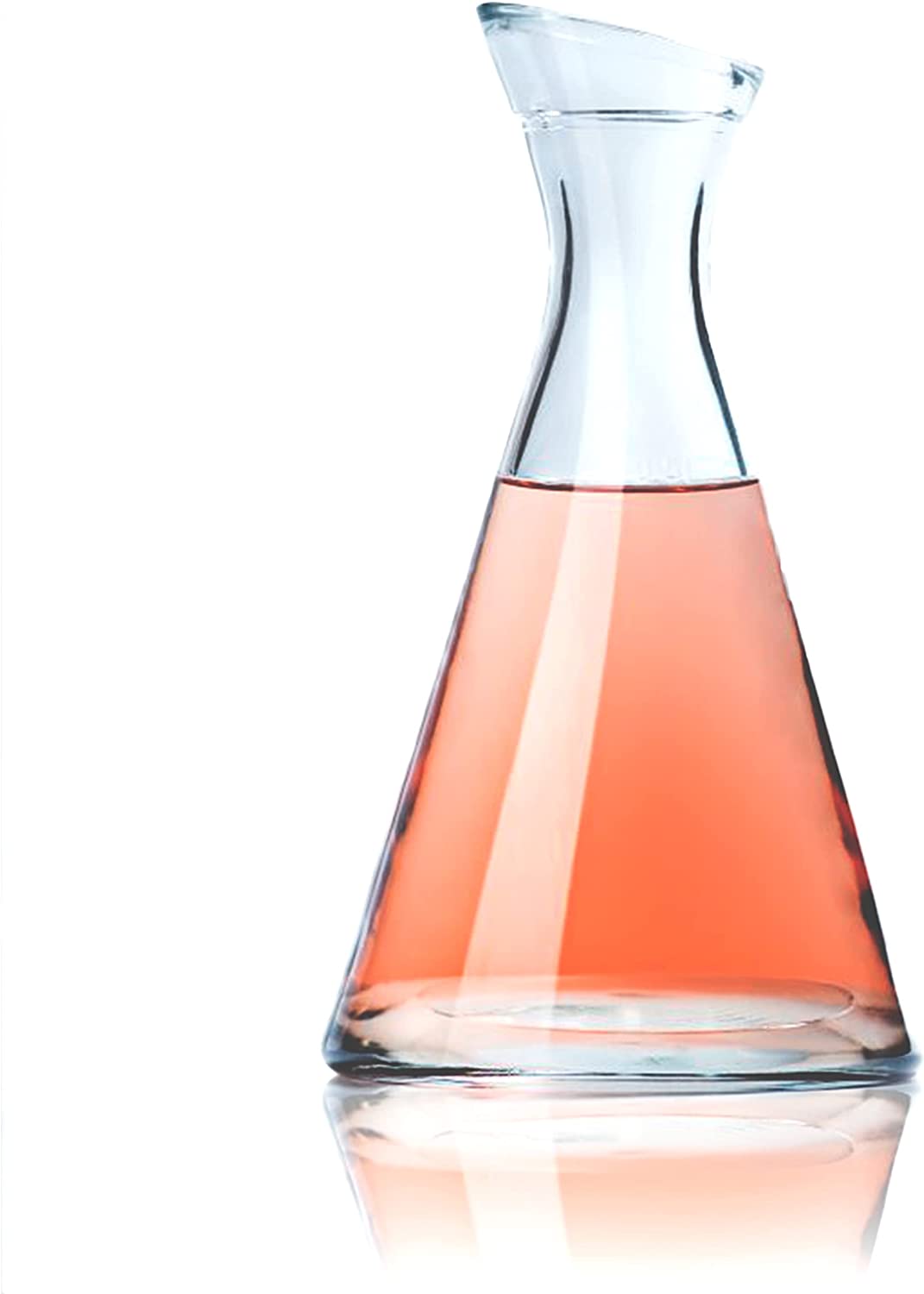 Stalzle Stölzle Oberglas Pisa Glass Carafe / Set of 6 Small Carafe 0.25 L with Slanted Neck / High-Quality Carafe Glass Suitable as Water Carafe, Carafe for Lemonade, Wine Carafe