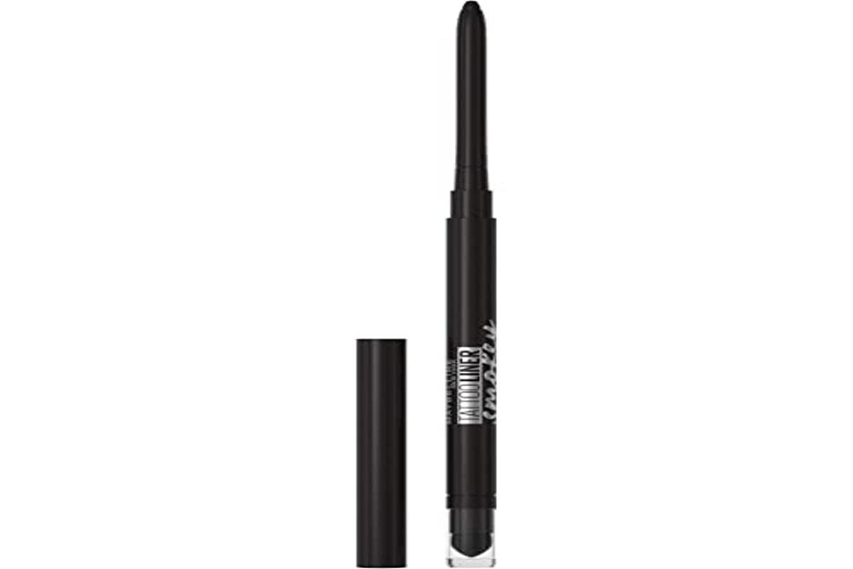 Maybelline New York Tattoo Liner Smokey Gel Pencil Black, Gel Eyeliner