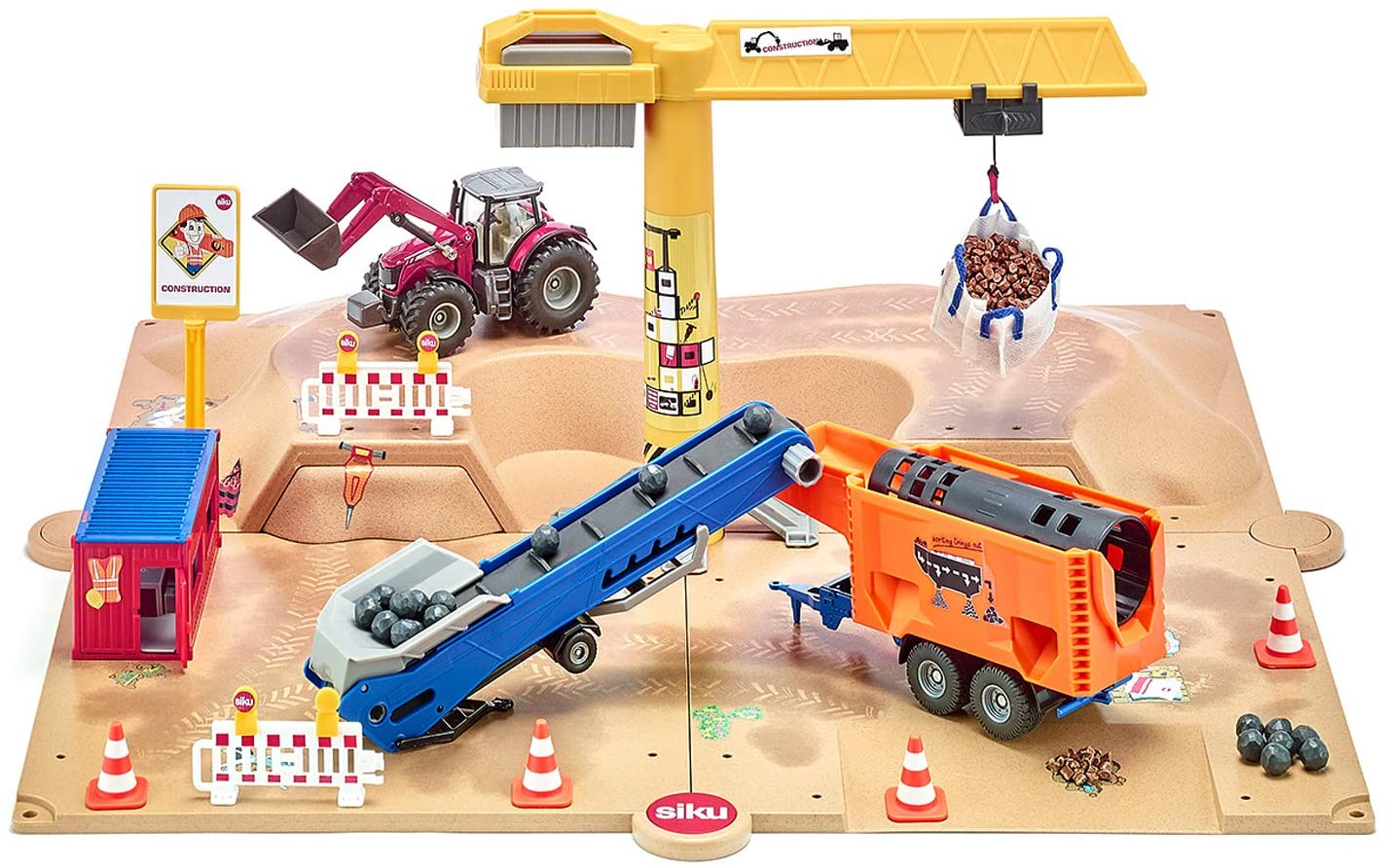 Siku 1809, Truck With Feed Silo, Multicoloured