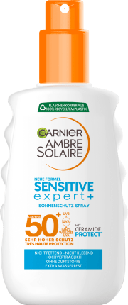 Garnier  Ambre Solaire Sonnenspray sensitive expert+, LSF 50+, 150 ml