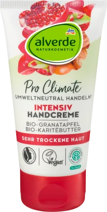 alverde NATURKOSMETIK Hand cream intensively organic granatapfel, organic karité butter, 75 ml