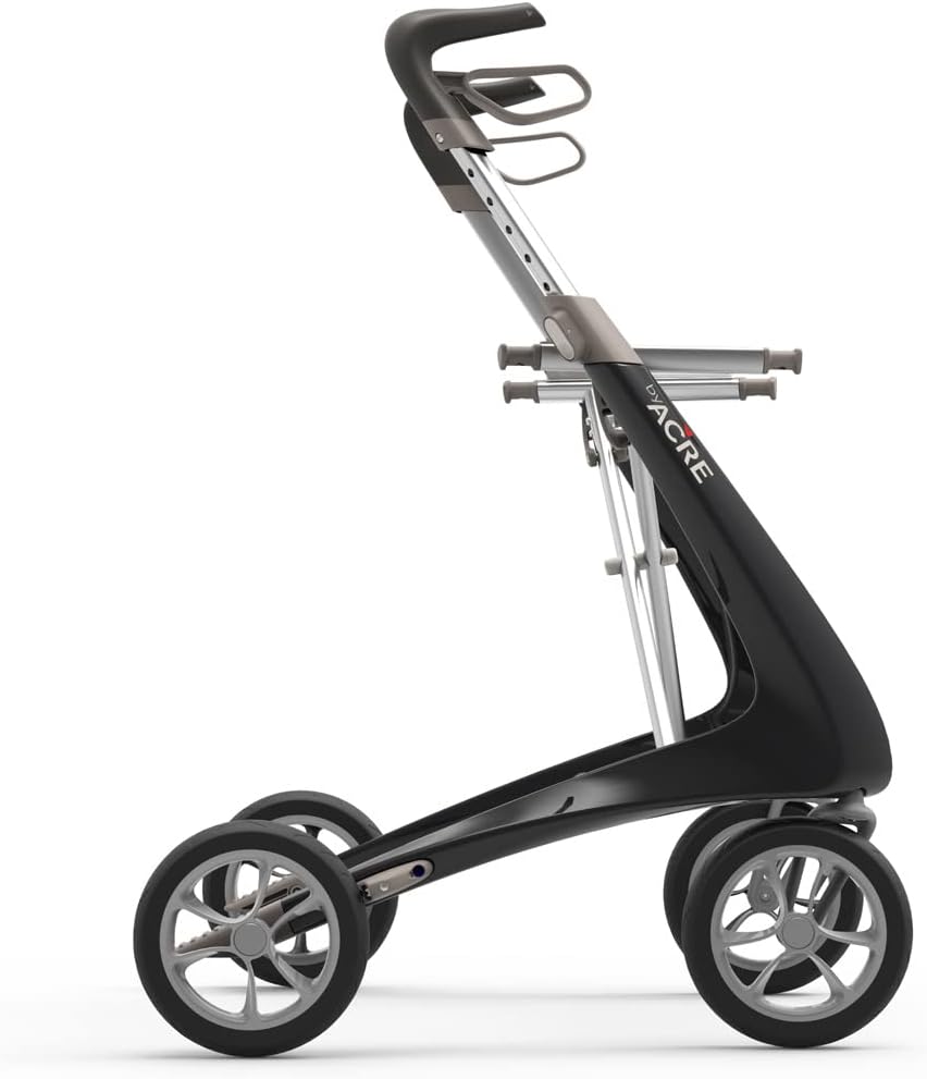 RUSSKA Acre Carbon Ultralight Comfort Lightweight Rollator Black