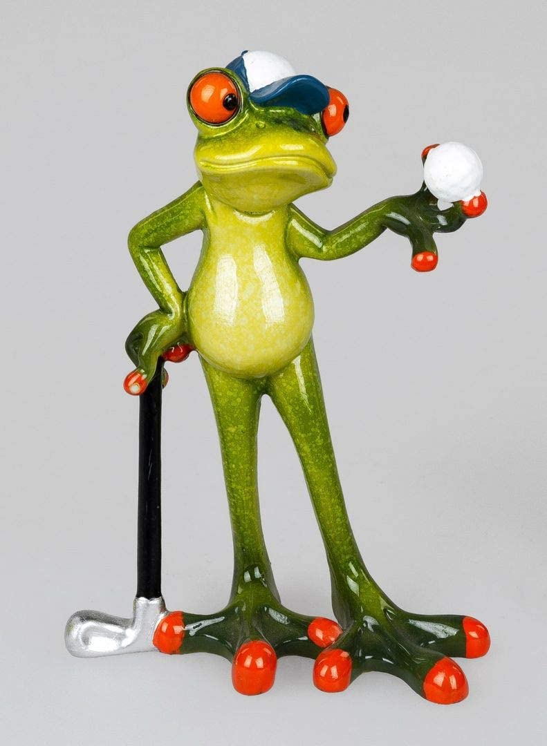 ITRR Frog man as a golfer approx. 15 cm