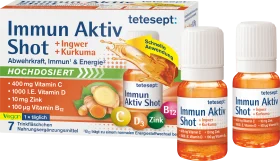 tetesept Immune Active Ginger Turmeric Drinking Ampoules 7 pcs, 81.76 g