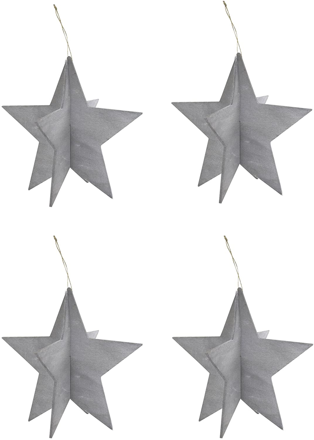 Decoline Decorative Wooden Hanging Star