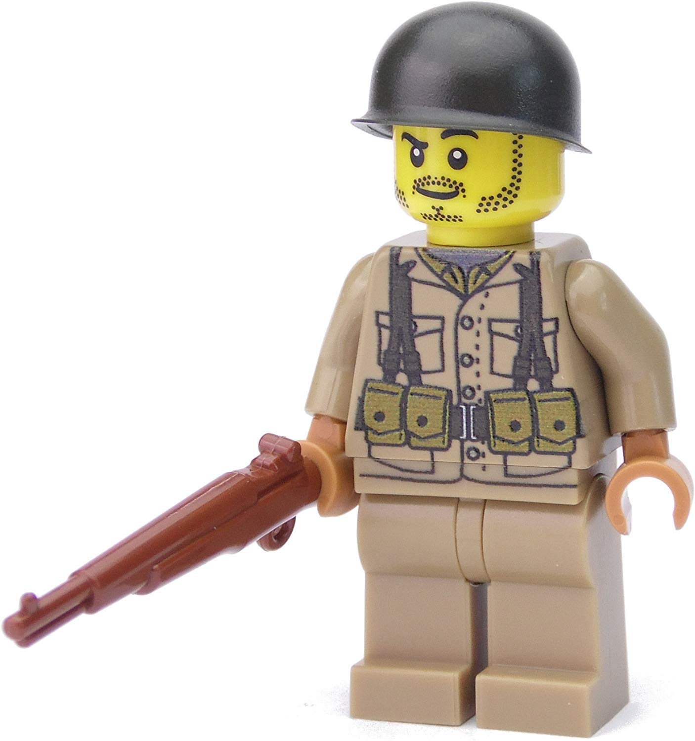 BricksStuff Custom Us Ww2 Soldier Brick Arms M1 Garand, High-Quality Printing With Lego