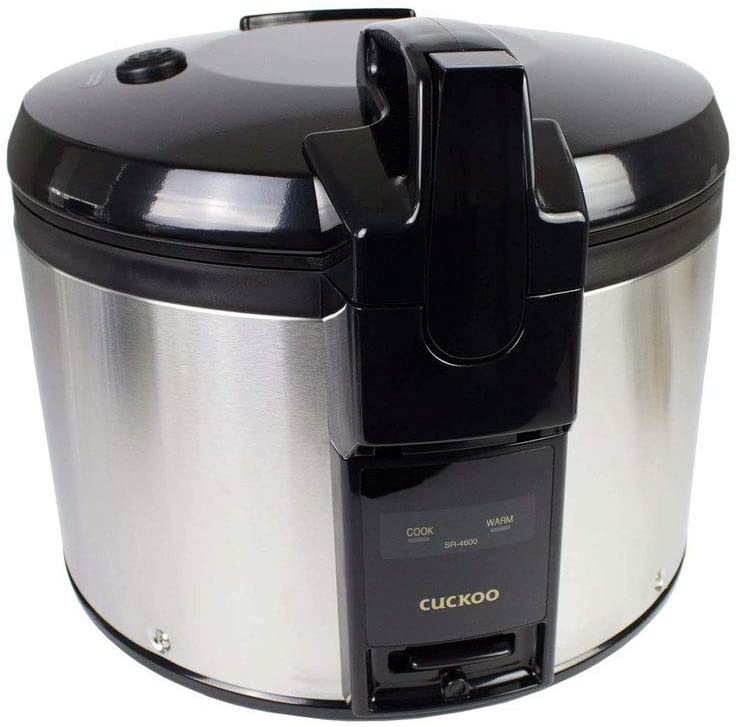 CUCKOO SR-4600 Professional Restaurant Gastro Rice Cooker Stainless Steel 4600 ml 26 Person Warming Function