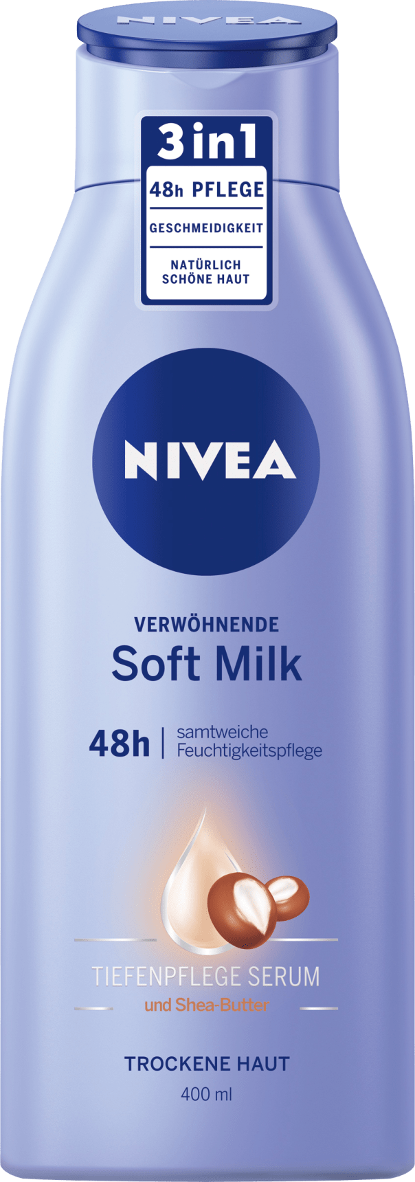 Nivea Body Lotion Soft Milk, 400 Ml