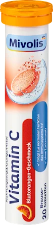 Mivolis Vitamin C effervescent tablets, 20 tablets, 82 g