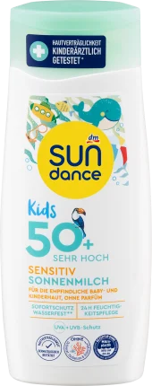 SUNDANCE Sun milk Kids sensitive, SPF 50+, 200 ml