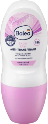 Balea Antipanspirant deo roll-on extra dry, 50 ml
