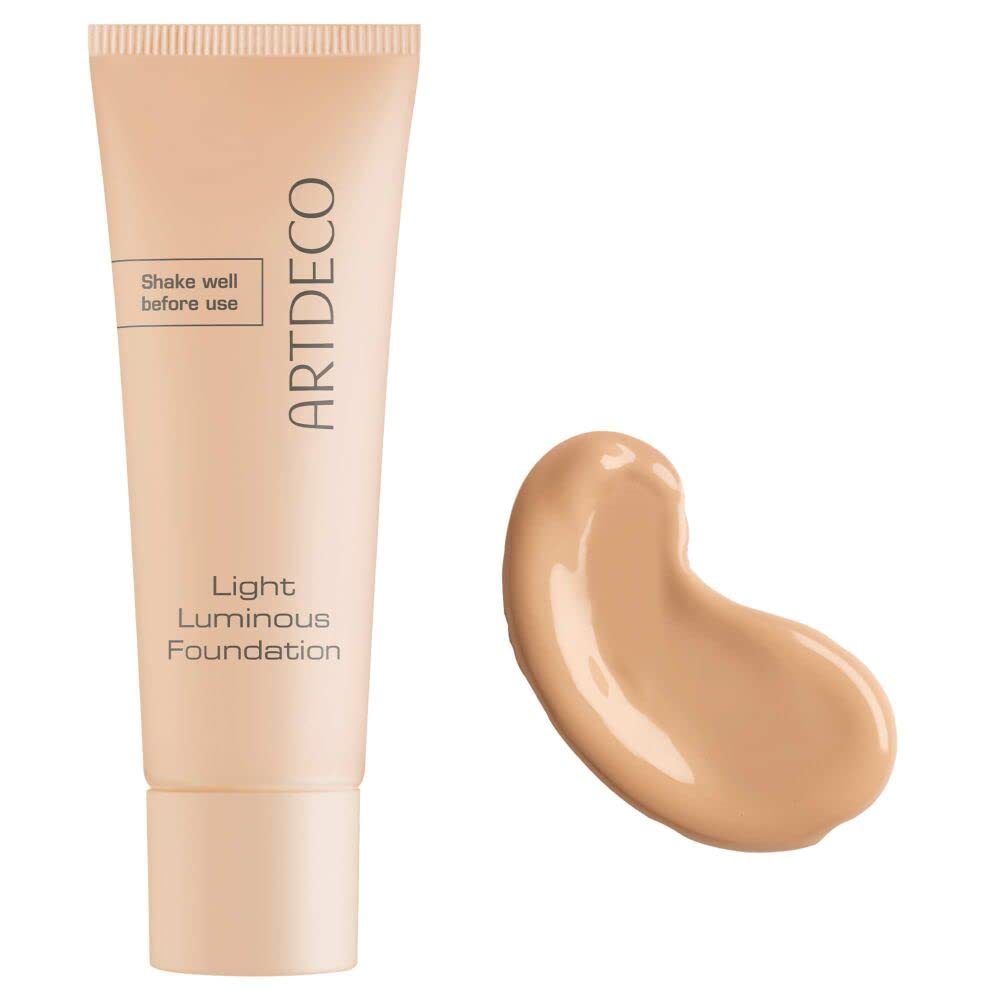 ARTDECO Light luminous foundation, lightweight liquid foundation with natural finish and blue light protection, chiffon neutral ‎22