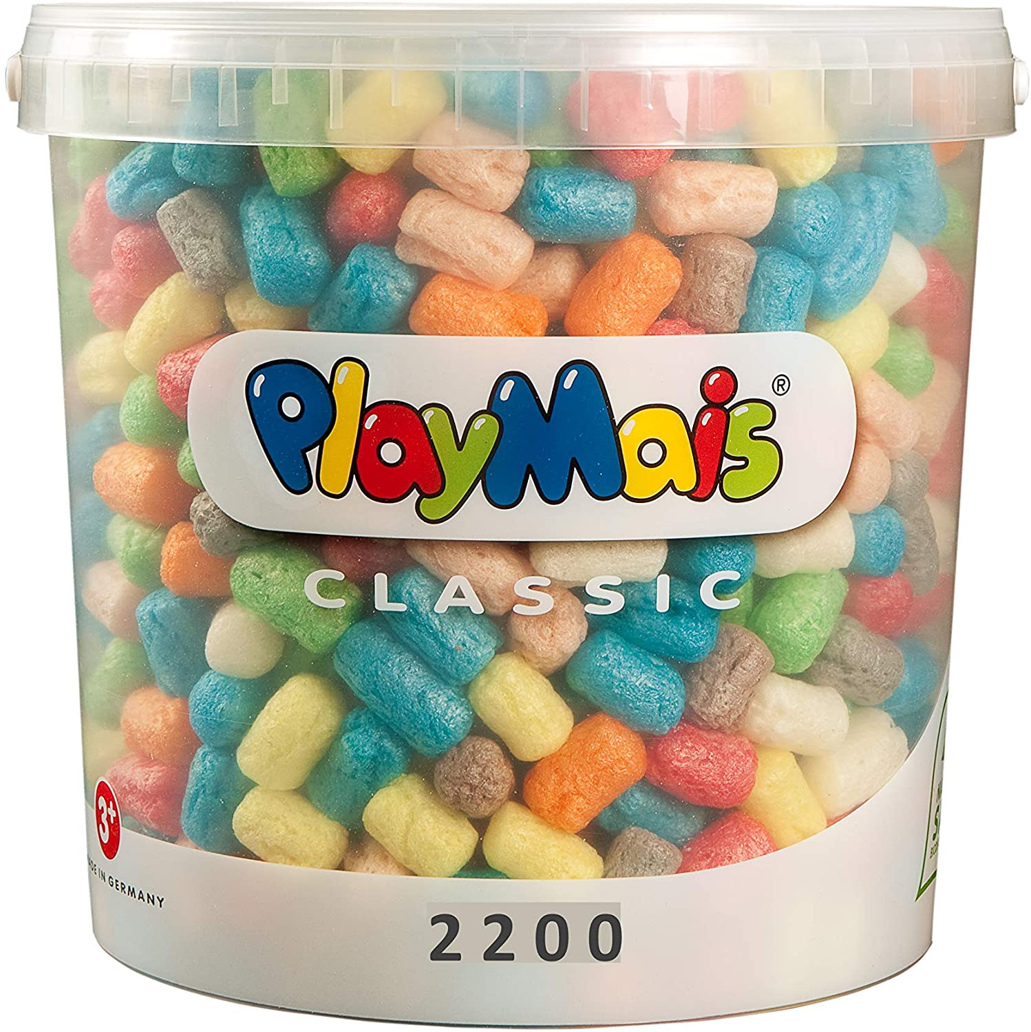 Playmais Basic Craft Set For Children From 3 Years Old, Craft Bucket, Natur
