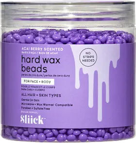 Sliick Warm wax beads Acai Hard Wax Beads, 226 g