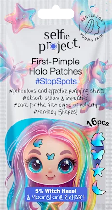 Selfie Project Anti pimple patches Holo StopSpots, 16 pcs