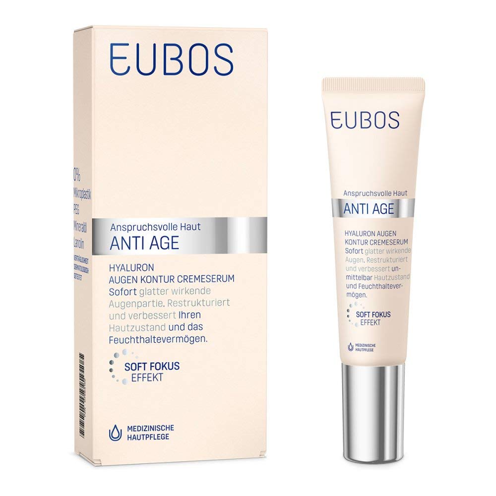 Eubos Hyaluron Anti-Age Cream Serum (1 x 15 ml), ‎hyaluron