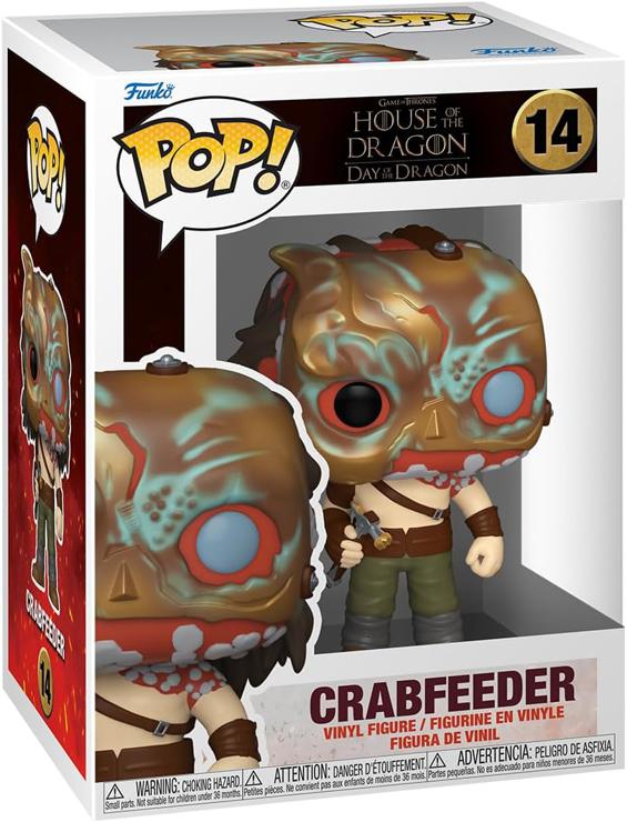 Funko POP! TV: House of The Dragon - Crab Feederfeeder - Vinyl Collectible Figure - Gift Idea - Official Merchandise - Toys for Children and Adults - TV Fans - Model Figure for Collectors