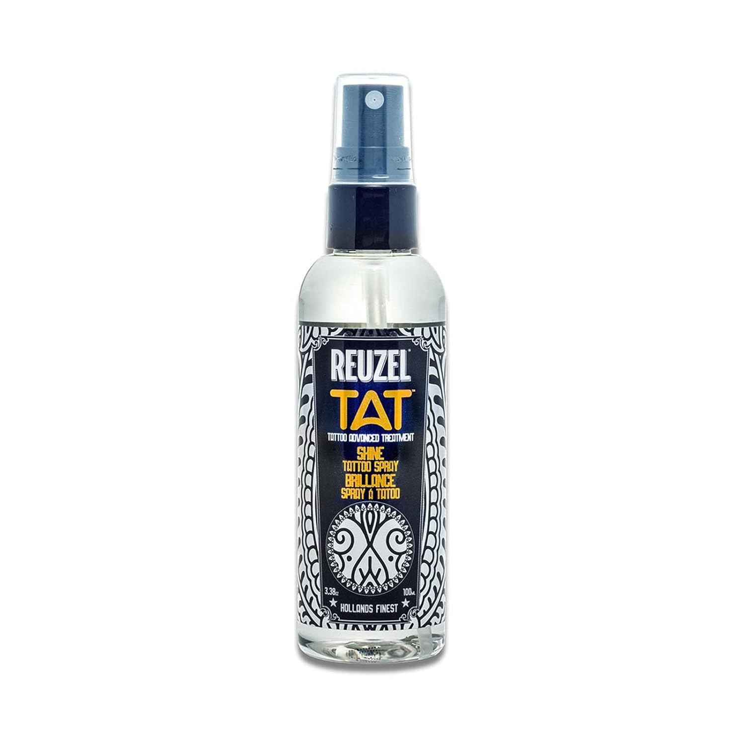 Reuzel Shine Tattoo Spray - Delivers Instant Colour Pop - Fast Absorbing, Non Greasy Formula - Leaves Skin Soft with Youthful Appearance - Protects Tattoos from Sweat - Vegan - Paraben Free - 100 ml