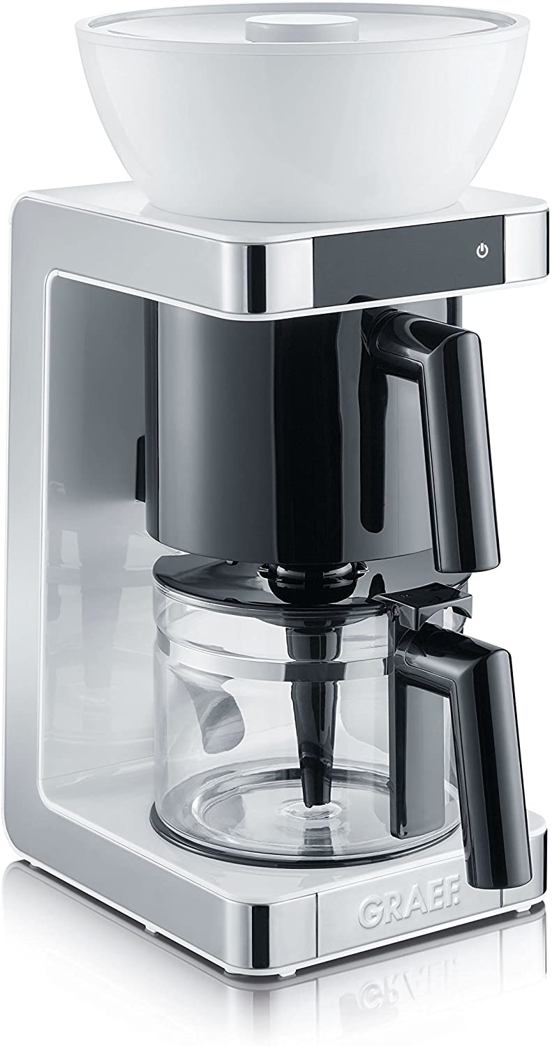 Graef FK701EU Filter Coffee Maker, 1200 Watt, White