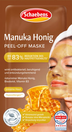 Schaebens Face mask Manuka honey peel off, 16 ml