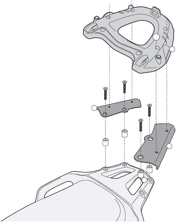 Attacco Posteriore Monokey Givi Specifico SR1110
