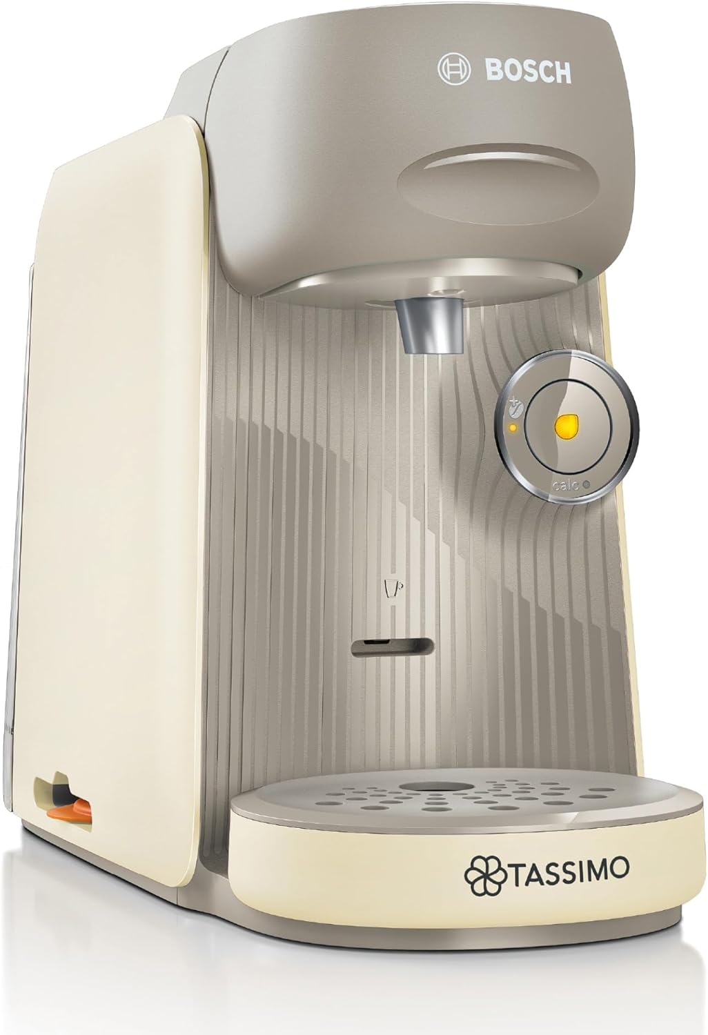 Bosch Tassimo finesse TAS167P Capsule Machine, 70 Drinks, More Intense Coffee at Head Pressure, Automatic Shut-Off, Perfectly Dosed, Space-Saving, 1400 W, Cream