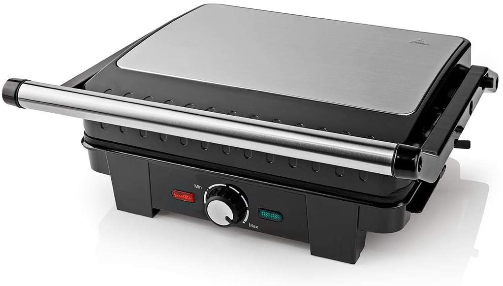 TronicXL Compact Grill 2200 Watt Foldable Top Bottom Grill Electric Grill Electric Grill Table Grill Sandwich Toaster Non-Stick Coating Panini Maker Sandwich Burger BBQ Top Heat