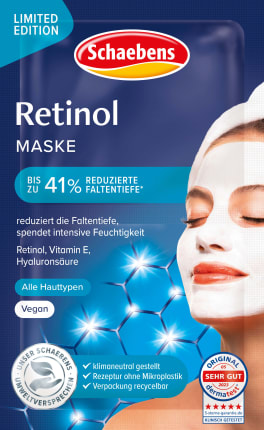 Schaebens Face mask retinol (2x5 ml), 10 ml