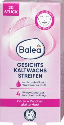 Balea Cold wax strip face, 20 hours