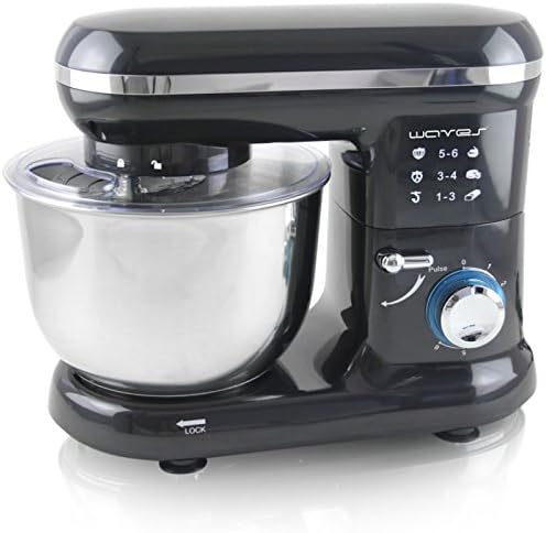 Emerio KM-109043.2 Food Processor 600 W Stainless Steel Mixing Bowl with Whisk, Whisk and Dough Hook