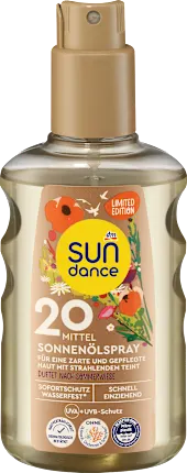 SUNDANCE Sun oil spray summer meadow SPF 20, 200 ml
