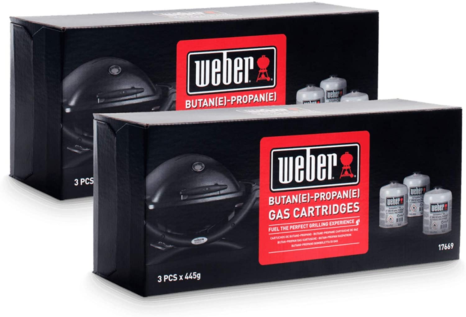 Weber®, Gas Cartridge, Pack of 3