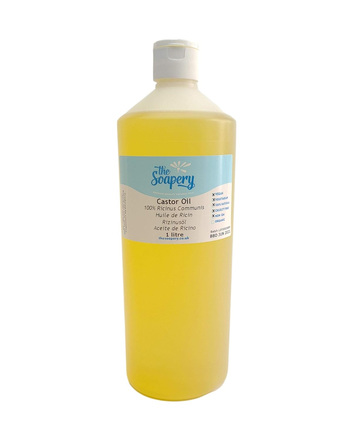 Castor Oil - 1 Liter - 100% Pure