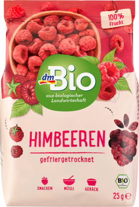 dmBio Himbeeren gefriergetrocknet, 25 g