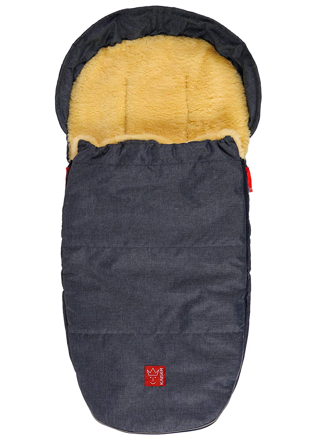 Kaiser Lenny Lambskin Footmuff Navy Melange