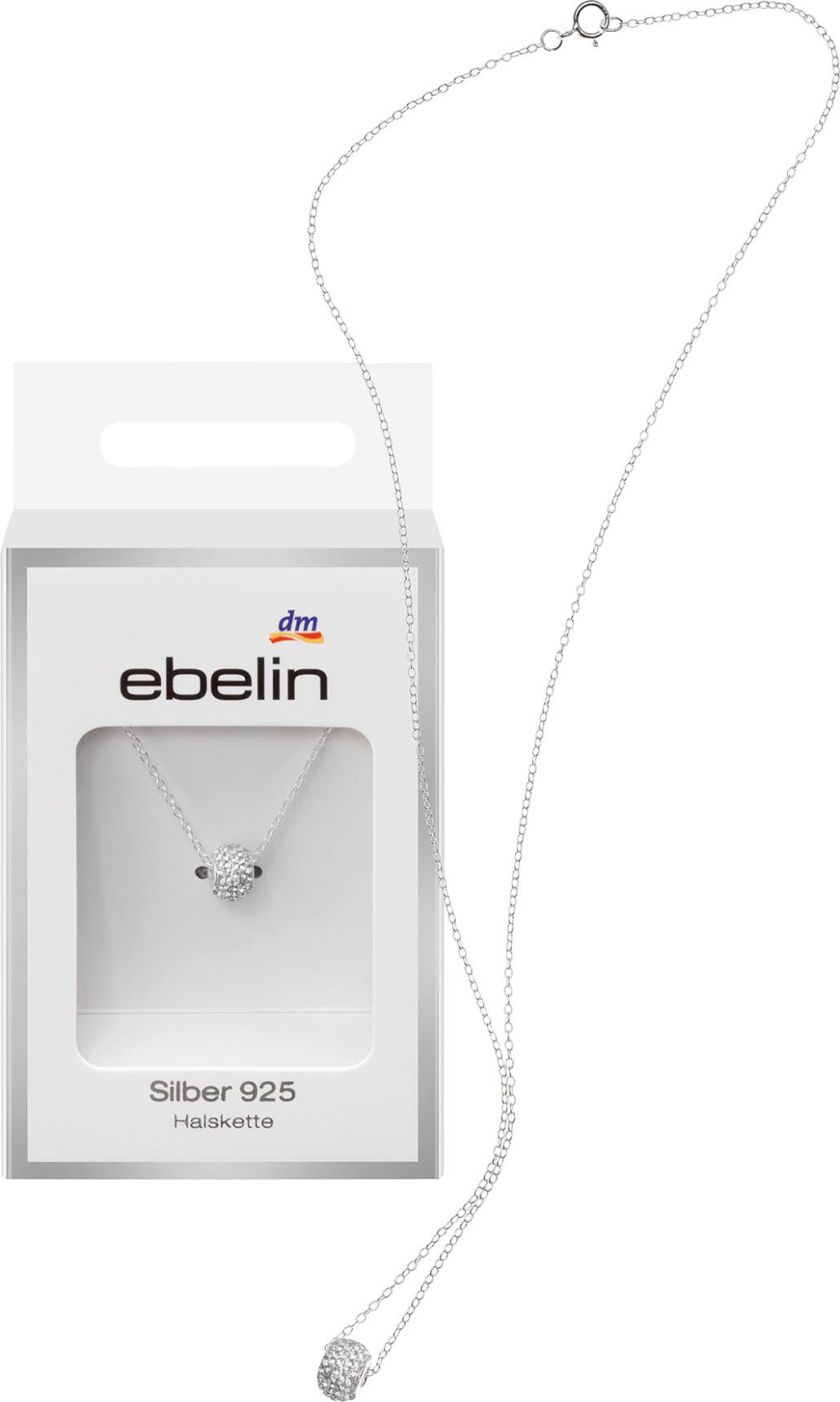 ebelin Necklace 925 Silver, 1 Pcs