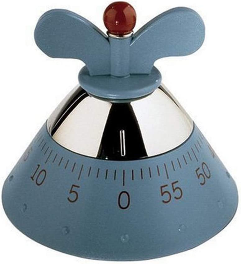 A di Alessi Kitchen Timer, Blue, (A09)