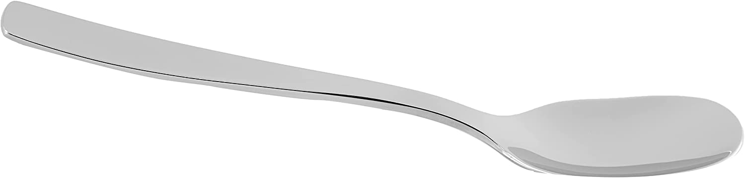A di Alessi Knifeforkspoon Dessert Spoon, Polished, Set of 6, (AJM22/4)