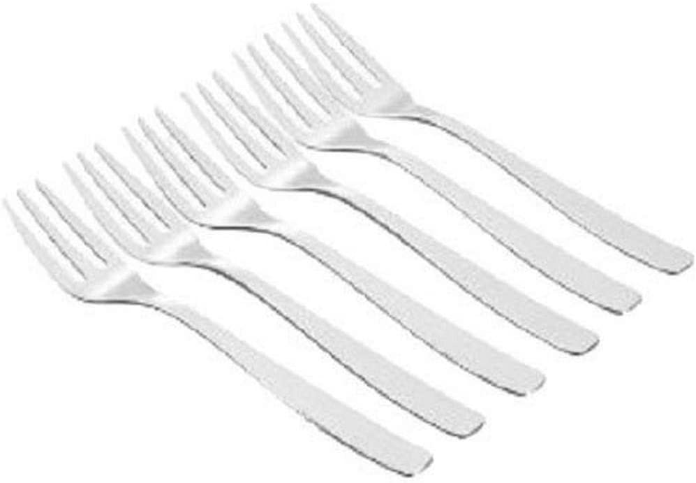 A di Alessi Knifeforkspoon Fish Fork, Polished, Set of 6, (AJM22/17)